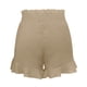 thumbnail image 5 of Falda skate para mujer. Mini shorts de playa cruzados. Shorts de lino con volantes y cintura alta, cintura elástica para looks informales, para ir a nadar o para llevar con ropa urbana. Combínalos, 5 of 5