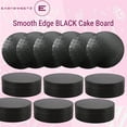 thumbnail image 2 of Round Cake Board Black Smooth Edge – 12″ X ½” - 6 pack, 2 of 8