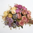 thumbnail image 5 of BNNG Artificial Flowers Peony 7 Flower Heads Artificial Silk Flower Arrangements Wedding Bouquets Decorations Centerpieces Home Kitchen Garden Party Décor, 5 of 5