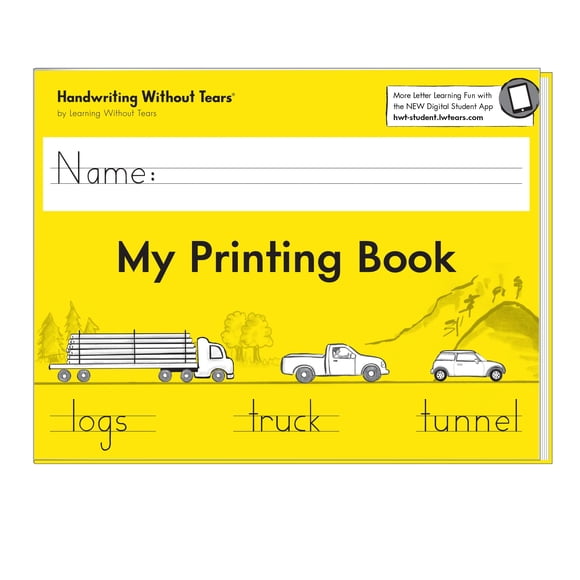 Libro de trabajo Learning Without Tears My Printing Book Age 6+ 1st