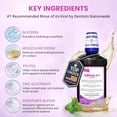 thumbnail image 4 of ioRinse RTU Halitosis Mouthwash for Fresh Breath, Dentists' Top Choice, Alcohol Free & Fluoride Free Molecular Iodine Oral Rinse, Soft Mint, Professional Clean Mouth Wash, RTU Mouthwash 33.8 oz, 4 of 9