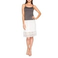 thumbnail image 3 of Sunisery Womens Waist Intimate Half Slip Lady Under Skirt Petticoat Half Slips Skirt, 3 of 5