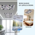 thumbnail image 3 of Purple Floral Fluorescent Light Covers for Ceiling Lights 4x2 feet,4 Pack Magnetic Light Filters for Classroom,Blue Wildflower Farmhouse Nature Plant Fluorescent Light Shade Panel for Office School, 3 of 9