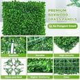 thumbnail image 5 of 12 PCS Grass Wall,10"x10" Grass Wall Panels,Artificial Boxwood Panels,Greenery Wall Faux Hedge Grass Panels,Grass Wall Backdrop Panels for Outdoor Indoor Garden Yard Fence, 5 of 7