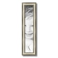 thumbnail image 2 of ArtToFrames 4x20" Antique Silver Panel Picture Frame, Silver Wood Poster Frame, with Regular Glass and 2 (FBPL-4760), 2 of 7