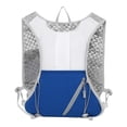 thumbnail image 3 of Colaxi Gilet de Course Gilet d'Hydratation Imperméable Équipement de Marathon Multifonctionnel Durabilité Respirant Réglable avec Bandes Réfléchissantes Blanc Bleu, 3 of 8