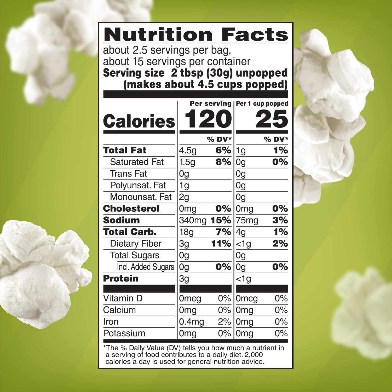 Orville Redenbacher's Avocado Oil Sea Salt Microwave Popcorn (Pack of 3)