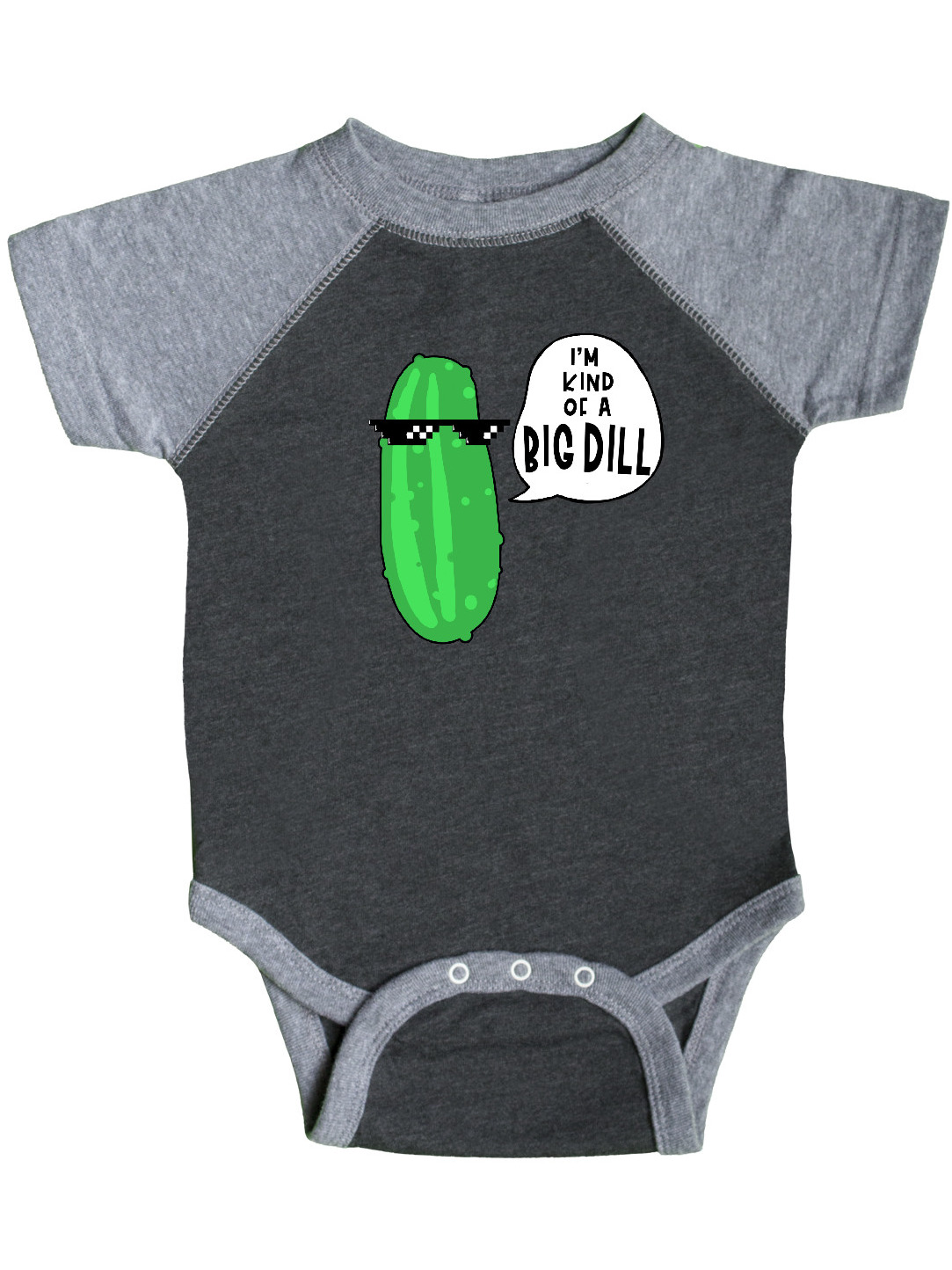 I'm Kind of a Big Dill Pickle with Sunglasses Infant Creeper Walmart