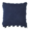 thumbnail image 6 of Better Trends Agnes Cotton 2 Piece Set Pillow Cover, 18" x 18" Square, Navy, 6 of 6