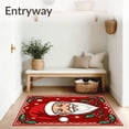 thumbnail image 3 of ODIKA 5'x7' Machine Washable Non-Slip Area Rug, North Pole Magical Yuletide Entryway Welcome Decoration High Traffic Rug, Red, 501388, 3 of 5