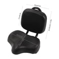 thumbnail image 2 of Bicycle Saddle Bike Seat with Soft Back Tricycle Seat for Mountain Bike Black, 2 of 16