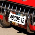 thumbnail image 5 of Autumn Orange Watercolor Maples License Plate Frame 2 PCS Happy Fall Harvest Funny License Plates for Women 2 Holes Quality Aluminum License Plate Frames, 5 of 6