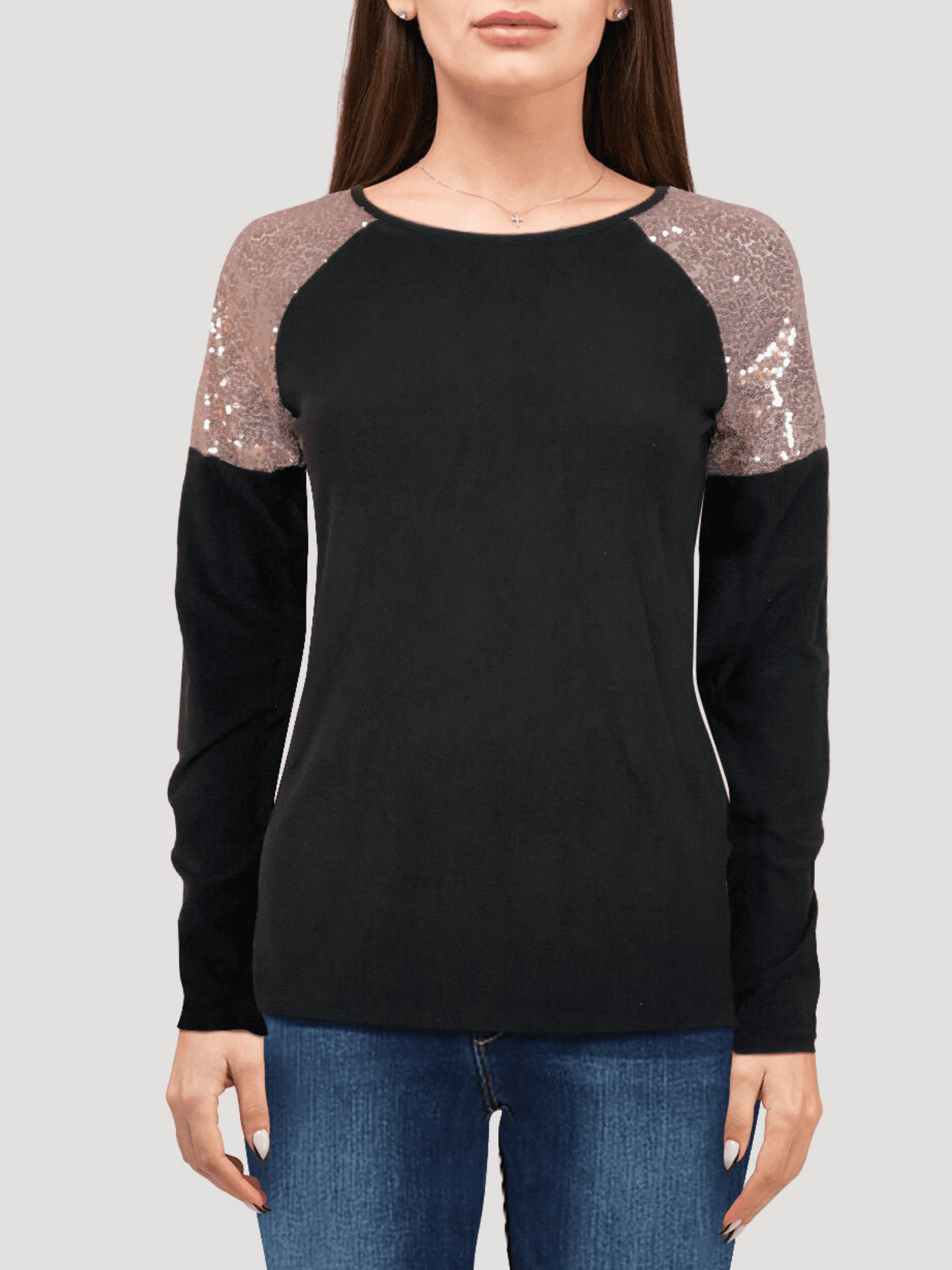 Sonja By Sonja Morgan Women's Brandi Sequin Blouse