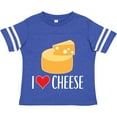 thumbnail image 3 of Inktastic I Love Cheese Funny Cheese Lover Boys or Girls Toddler T-Shirt, 3 of 5