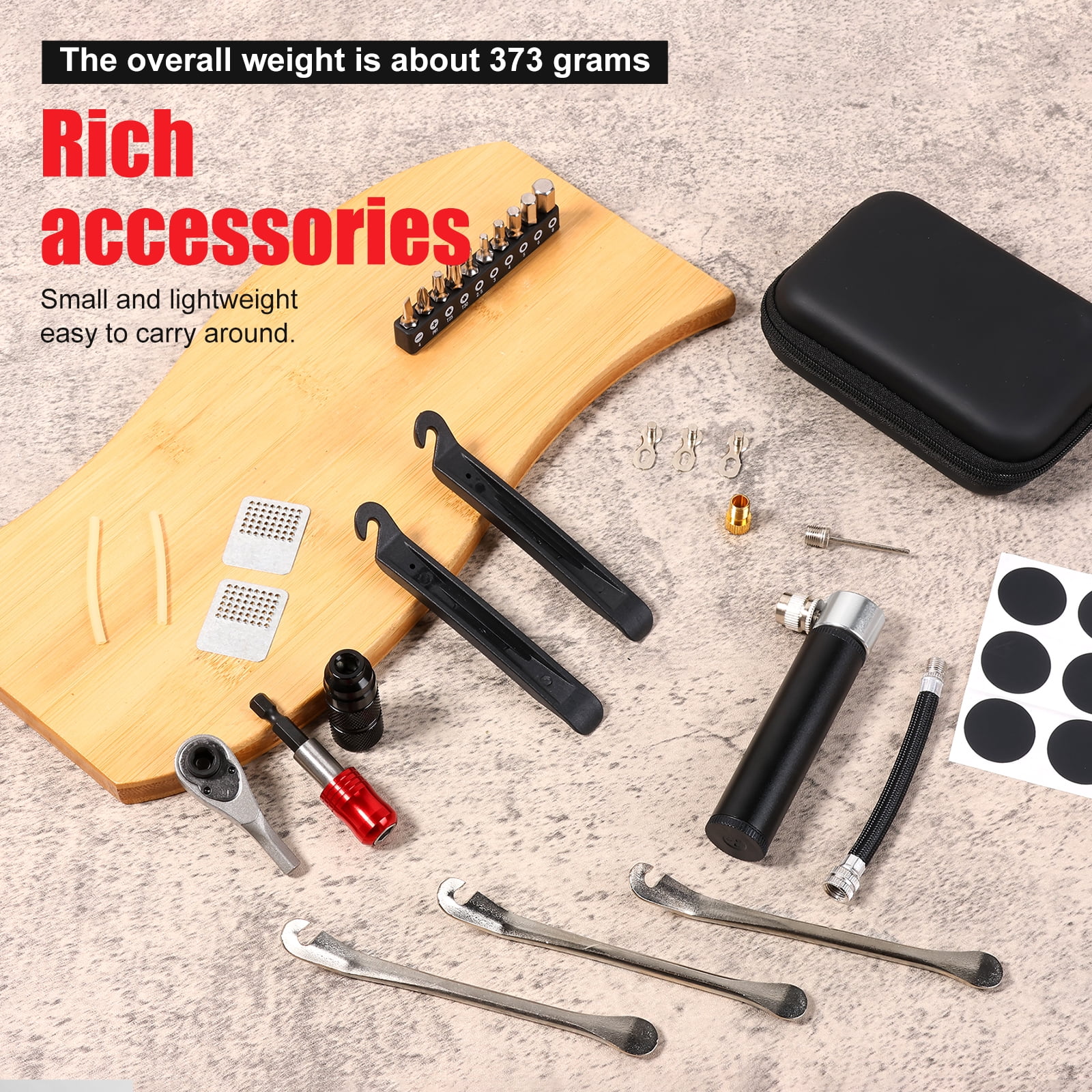 Bike Repair Tool Kit with 10 S2 Steel Bit Multitool for Bicycle MTB Road Cycling Portable Multifunction Tool Set in One Safety Kit