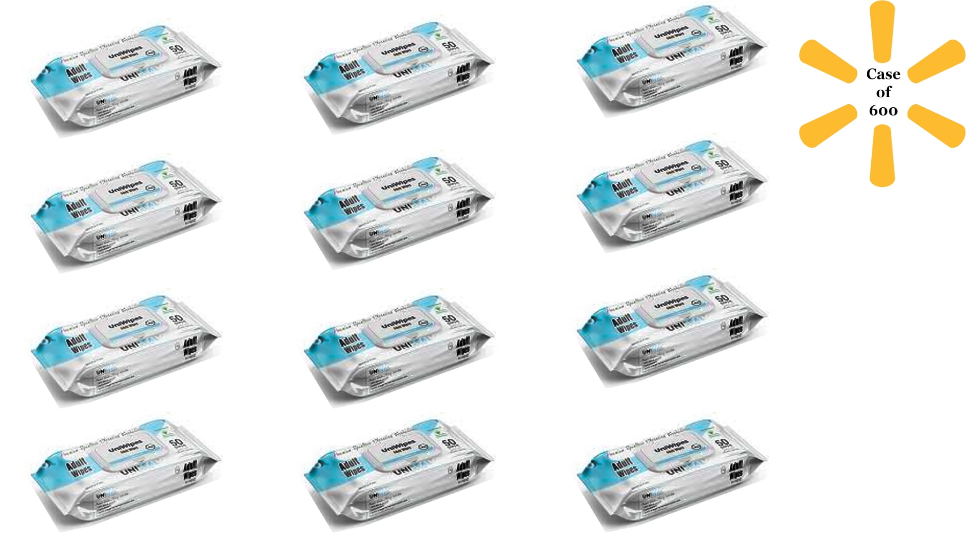 UniSeal Premoistened Washcloth Disposable Aloe Lanolin Hypoallergenic