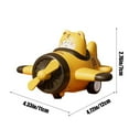 thumbnail image 3 of Kids Toys under $5 Fufafayo Press and Go Airplane Toys for Toddlers, Baby Animal Racing Cars Toys, Push Airplane Crawling Baby Toys 12-18 Months, Christmas Birthday Gifts for 1-2, 3 of 6