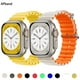thumbnail image 2 of Correa Ocean para Apple watch band 49mm 45mm 44mm 40mm 41mm 42mm 49 45 mm correa de silicona pulsera iWatch Ultra series 7 6 3 se 8 Dengxun unisex, 2 of 2