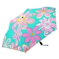 thumbnail image 3 of ALAZA Cute Floral UPF 50+ Compact Folding Umbrella for Rain Travel Umbrella Packable, 3 of 8