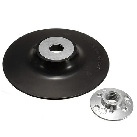 

5 125Mm Resin Fiber Disc Backing Pad M14 Thread With Lock Nut For Angle Grinder