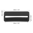 thumbnail image 2 of Uxcell Watch Band Strap Loops Silicone for 26mm Width Watch Band, Black 4 Pack, 2 of 5