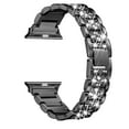 thumbnail image 2 of BXUXOHS (1/2Pack)  Bling Solid Stainless Steel Band for Apple Watch Bands and Case 38mm 40mm 41mm 44mm 45mm 42mm for Women, Link Metal Band with 
Cover Bumper for iWatch Series 8 7 SE 6 5 4 3 2 1, 2 of 21