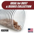 thumbnail image 4 of 2-1/2" x 10' Ultra Flex Clear Vue Heavy Duty PVC Dust Debris and Fume Collection Hose, 4 of 5