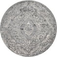 thumbnail image 2 of Rugs.com Oregon Collection Rug – 5 Ft Round Gray Low-Pile Rug Perfect For Kitchens, Dining Rooms, 2 of 8