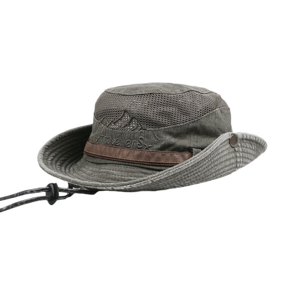 Sun Hat for Men Women, Fishing Hat UPF 50 Wide Brim Bucket Hat Safari Boonie Hat,One Size