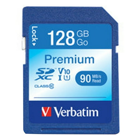 UPC: 0023942440253 | Verbatim Premium – Flash Memory Card – 128 Gb – Uhs Class 1 / Class10 – 600x – Sdxc Uhs-i