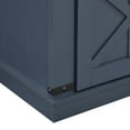 thumbnail image 2 of FESTIVO 58" Farmhouse Sliding Barn Door TV Stand - Fits TVs up to 65" - 58" in Width Navy, 2 of 5