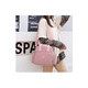 thumbnail image 3 of "Bolso De Moda Impermeable Para Mujer Con Carga Usb Portátil Rosa ", 3 of 4