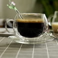 thumbnail image 4 of Cucharas para café expreso, minicuchara para café con leche con forma de lirio multicolor, cucharitas pequeñas de vidrio para té, cuchara mezcladora con varilla para revolver, 4 of 6