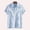 Blue, variant on Men Polo Shirt Short Sleeve Waffle Tee Shirts Basic Blue Summer Outfits for Men
