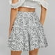 thumbnail image 2 of Faldas Para Mujer Falda Corta Casual Vintage Cintura Alta Estampado Floral Playa Volantes Odeerbi  ODB138791, 2 of 8
