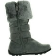 thumbnail image 2 of New Girls Slouch Comf Tall Midcalf Suede Winter Boots Shoes, 2 of 4