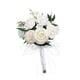 thumbnail image 2 of Ramo de novia Flores de boda Centros de mesa Elegantes flores artificiales para Blanco, 2 of 9