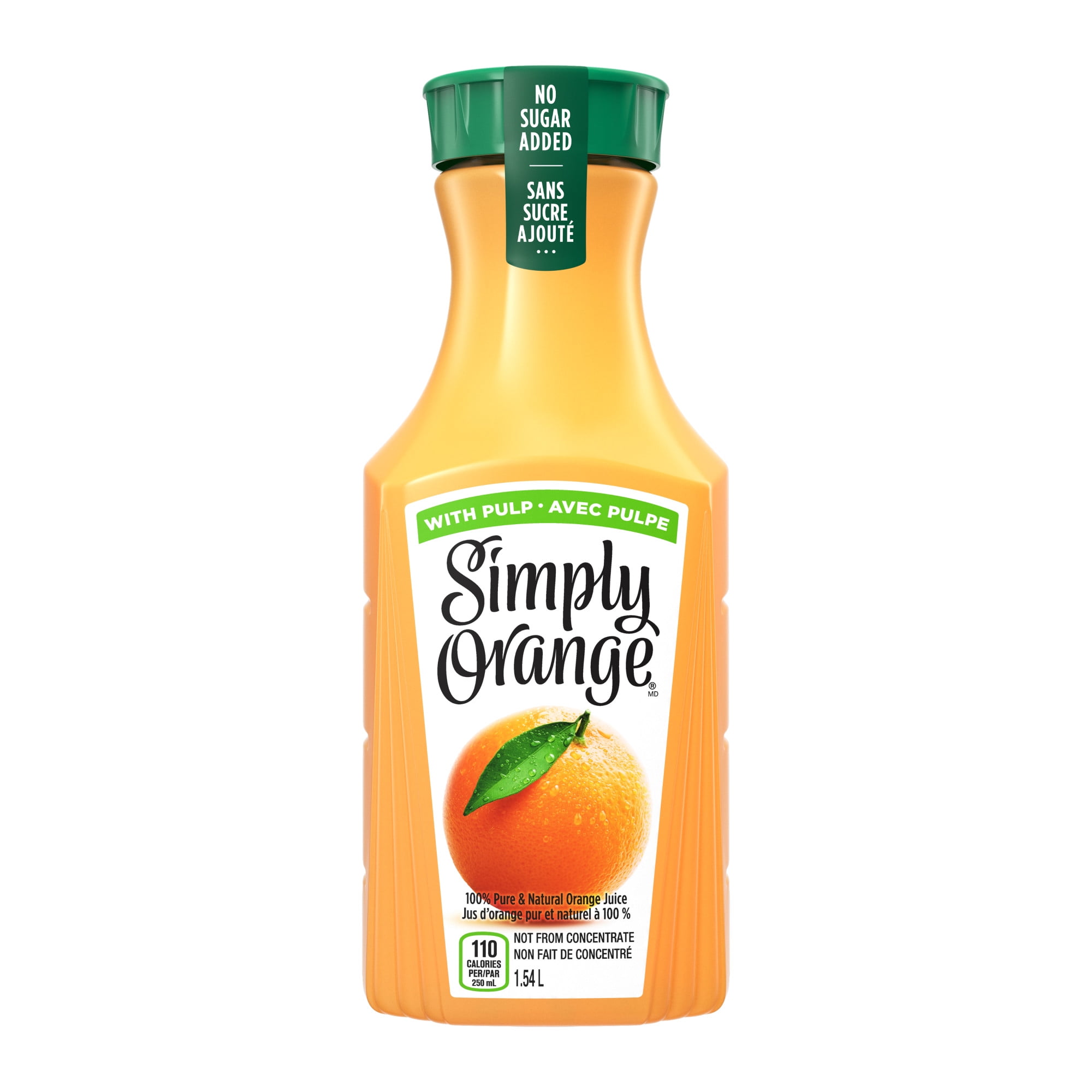 Simply d'orange avec pulpe Bottle, 1.54 Liters