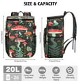 thumbnail image 3 of Insulated Cooler Backpack,Cooler Bag Insulated Leak Proof Travel Cooler Bag Waterproof Lunch Picnic Beach Work Trip Thermal Bag Drink Beverage Beer Bag Cooler Mushroom, 3 of 6