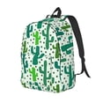 thumbnail image 1 of Balery Cactus 1 Mochila Clásica Impresa Básica para Viaje, Mochila Escolar Resistente al Agua, Mochila de Lona con Correas Ajustables-Medium, 1 of 5