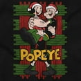 thumbnail image 2 of Popeye Olive Oyl Ugly Christmas Women's T Shirt Ladies Tee Brisco Brands S, 2 of 5