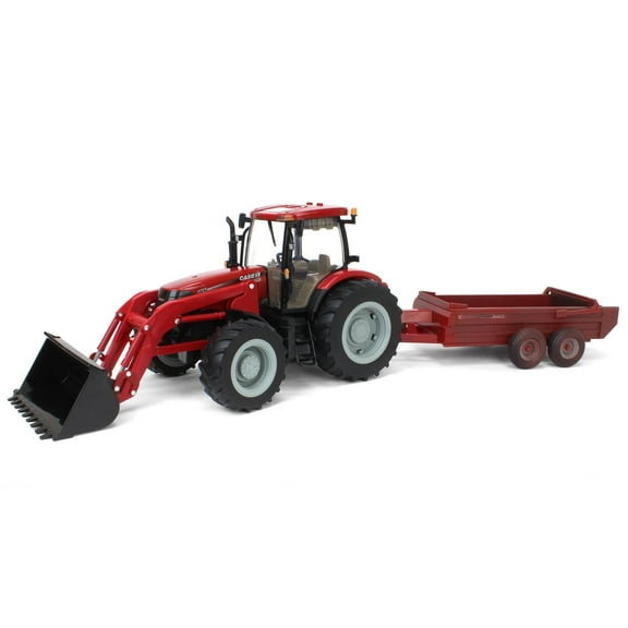 ERTL 1/16 Big Farm Case IH Puma 195 Tractor with Loader & "Muddy" Spreader 44390