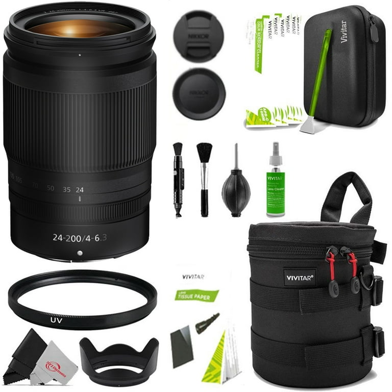 Nikon NIKKOR Z 24-200mm f/4-6.3 VR Compact Zoom Lens with Cleaning
