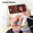 thumbnail image 3 of Xiwai Type C USB-C to Dual 3.5mm Audio AUX & MIC Sound Card with PD Power Charge Adapter Compatible with Laptop Tablet Phone, 3 of 8