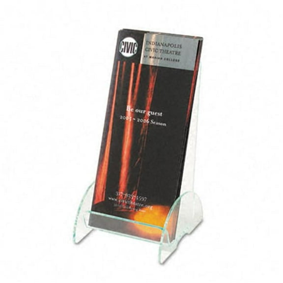 Deflect-O  Euro-Style Docuholder Leaflet Display Rack - Clear