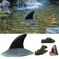 thumbnail image 2 of Simulated Shark & Hippo Head Yard Pond Decoration Animal Floating Decoration A8, 2 of 9