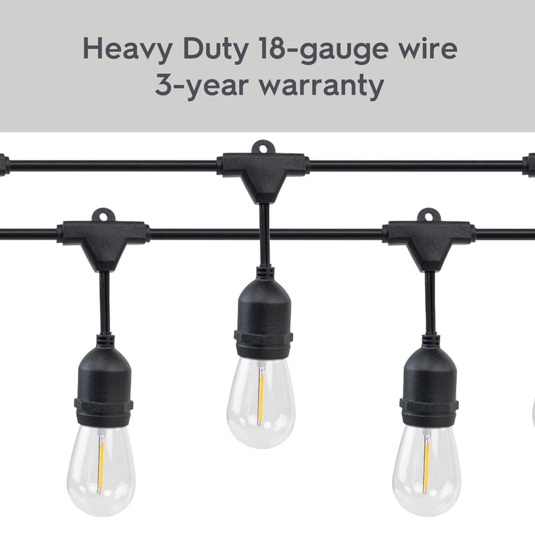 Better Homes & Gardens Edison String Lights, Shatterproof LED, 28ft photo 4