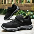 thumbnail image 6 of IUJSOY Comfortable Walking Shoes for Men Non Slip Casual Sneakers for Elderly Strap Closure, 6 of 7