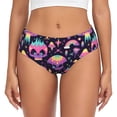 thumbnail image 1 of Fotbe cartoon Skull rainbow space Calzones Estampados para Mujer – Ropa Interior de Algodón, Cómoda, Suave y Elástica-Large, 1 of 6