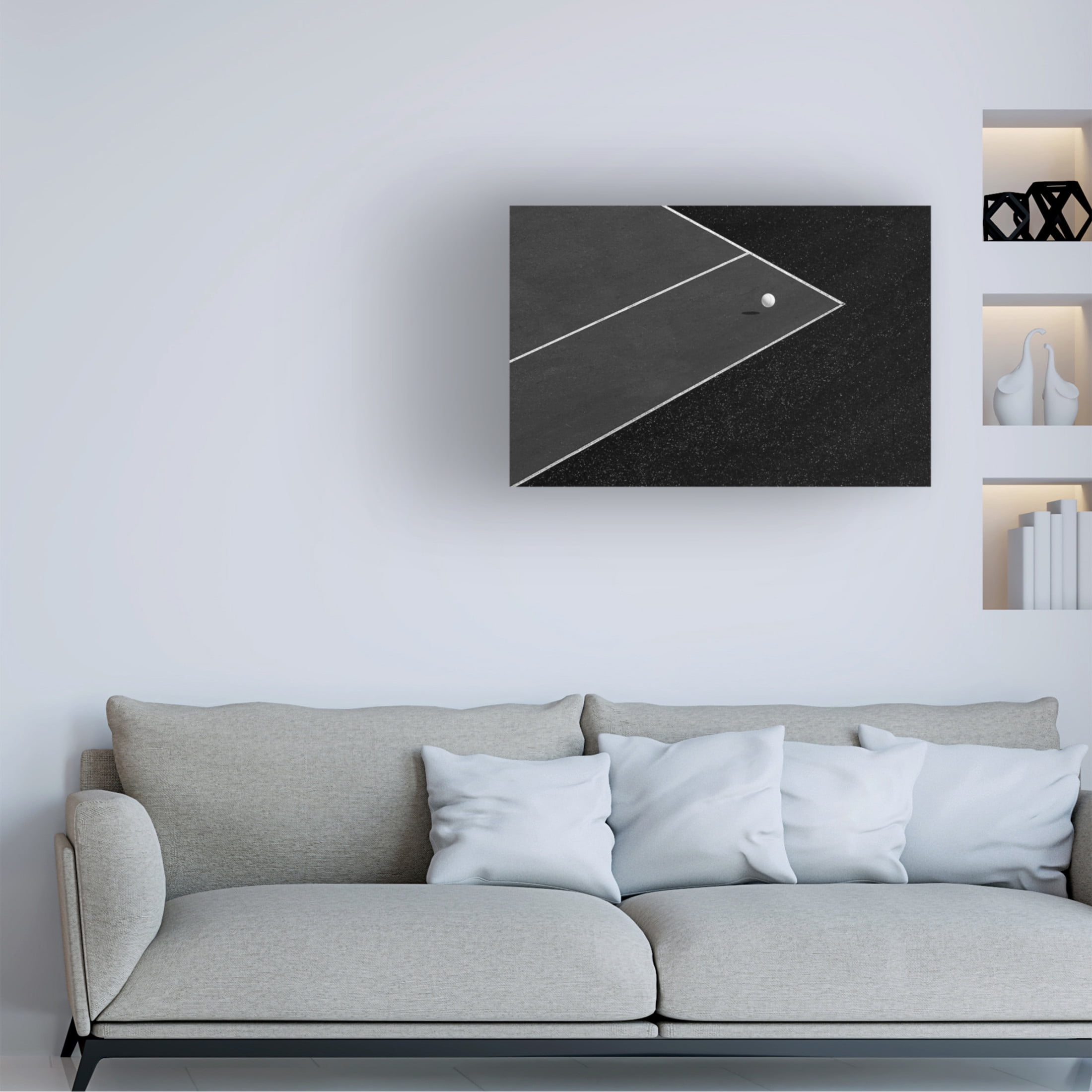 Trademark Fine Art Sara Goli The minimal shot Canvas Wall Art